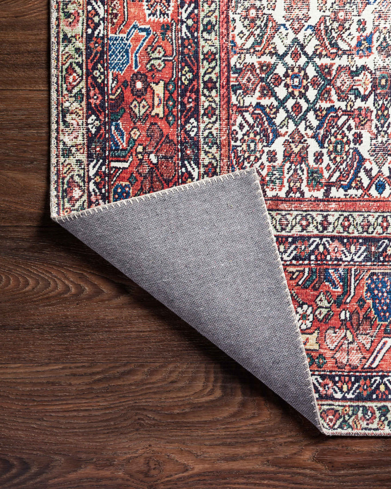 media image for Layla Rug in Ivory / Brick by Loloi II 218