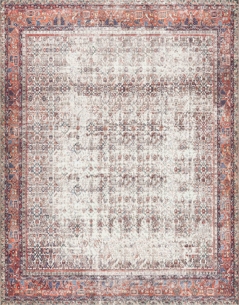 media image for Layla Rug in Ivory / Brick by Loloi II 278