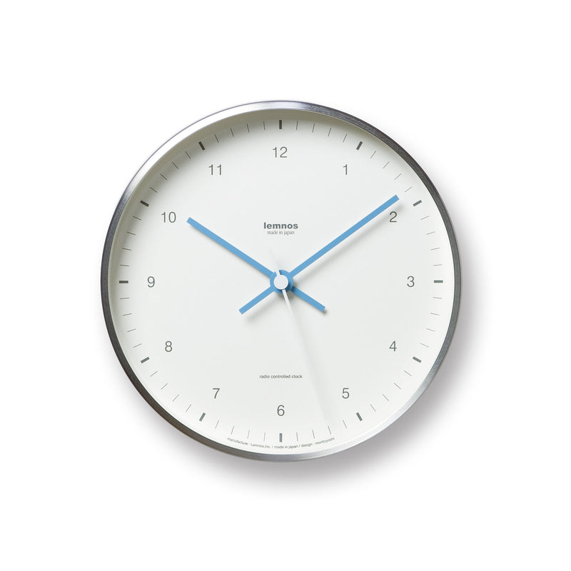 media image for mizuiro wall clock in white design by lemnos 1 24