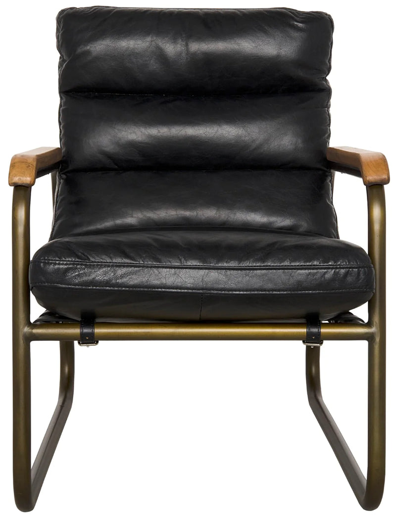 media image for cowhide arm chair design by noir 1 293