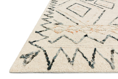 product image for Leela Rug in Oatmeal / Denim by Justina Blakeney x Loloi 75