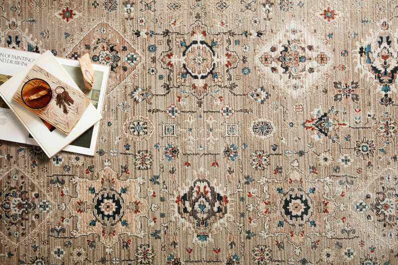 media image for Leigh Rug in Dove / Multi by Loloi 215