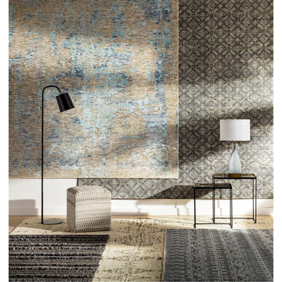 product image for Lugano LUG-2301 Hand Woven Rug in Charcoal & Cream by Surya 79