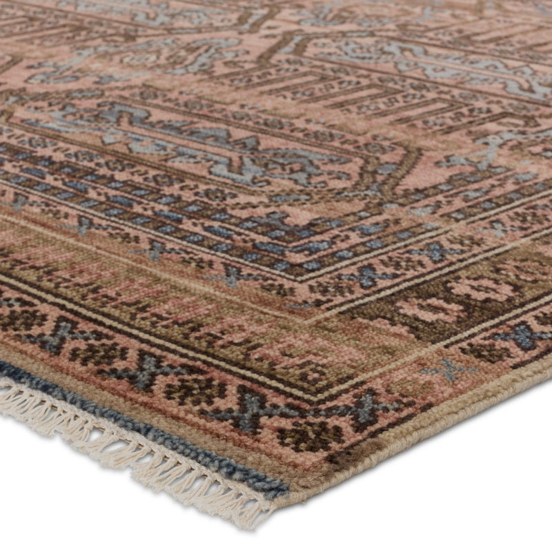 media image for leone hand knotted medallion pink blue area rug by jaipur living rug156024 3 29