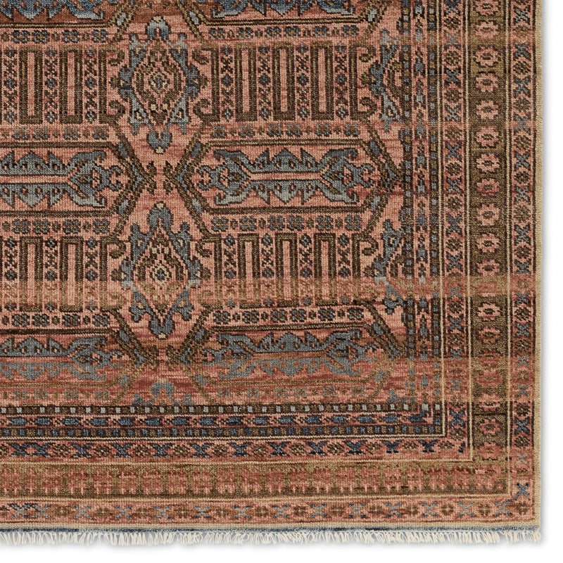 media image for leone hand knotted medallion pink blue area rug by jaipur living rug156024 1 254