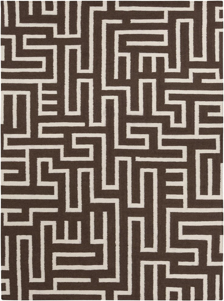 media image for lima collection hand woven area rug brown design by chandra rugs 1 289