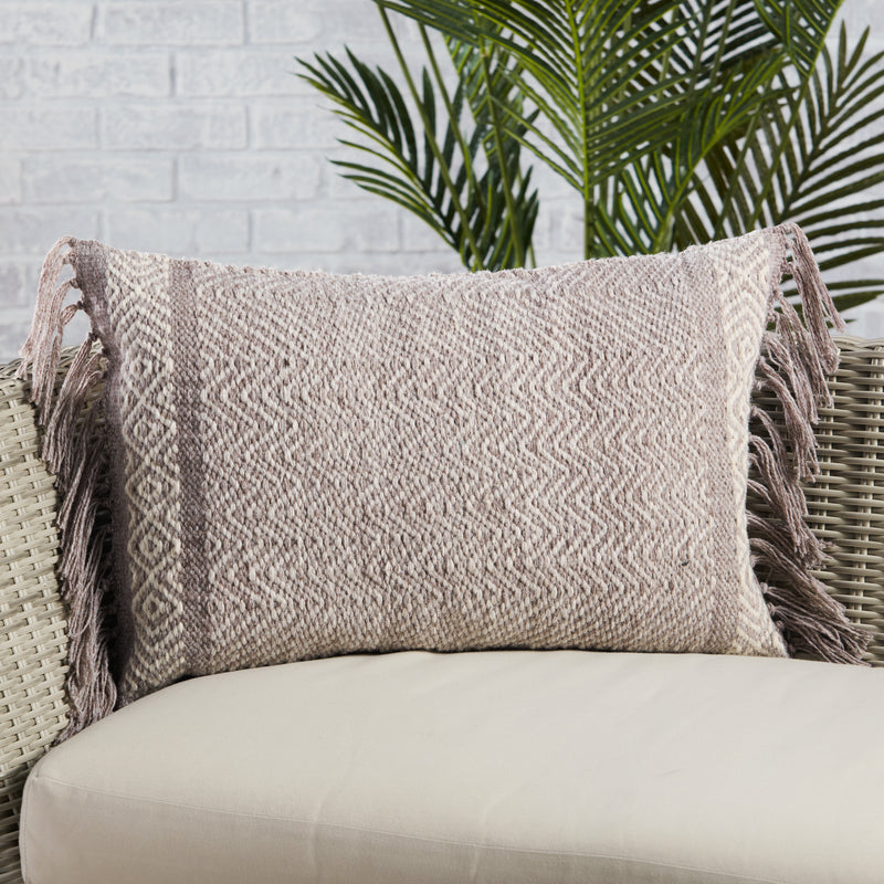 media image for Liri Iker Indoor/Outdoor Taupe & Ivory Pillow 4 274