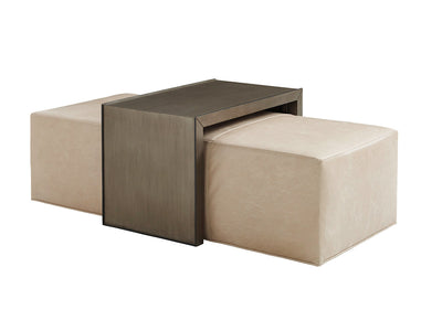 product image of savona leather cocktail ottoman by lexington 01 1264 25t ll 40 1 531