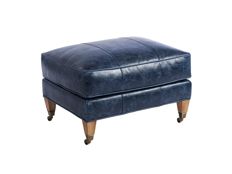 media image for sydney leather ottoman with brass caster by barclay butera 01 5110 44b ll 40 1 288
