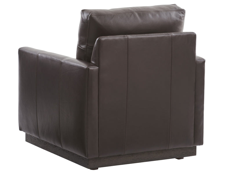 media image for meadow view leather chair by barclay butera 01 5165 11 ll 40 2 251