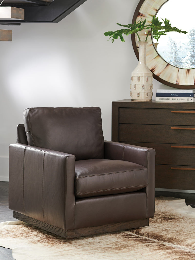 media image for meadow view leather chair by barclay butera 01 5165 11 ll 40 3 216