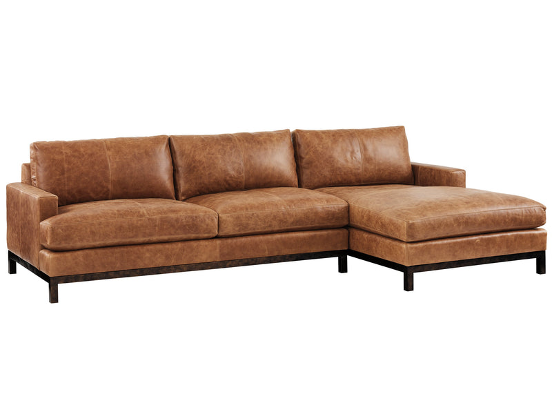 media image for horizon leather sectional by barclay butera 01 5178 50s 01 41 5 28
