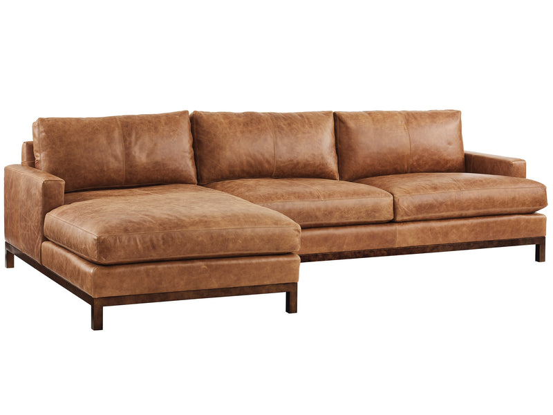 media image for horizon leather sectional by barclay butera 01 5178 50s 01 41 6 211