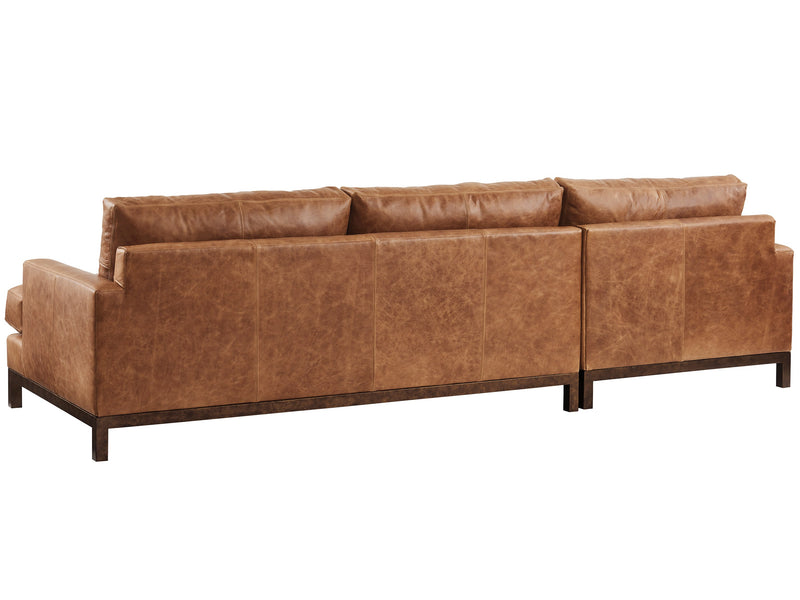 media image for horizon leather sectional by barclay butera 01 5178 50s 01 41 10 270