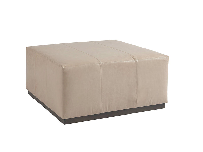media image for clayton leather cocktail ottoman by barclay butera 01 5455 46 ll 40 1 233