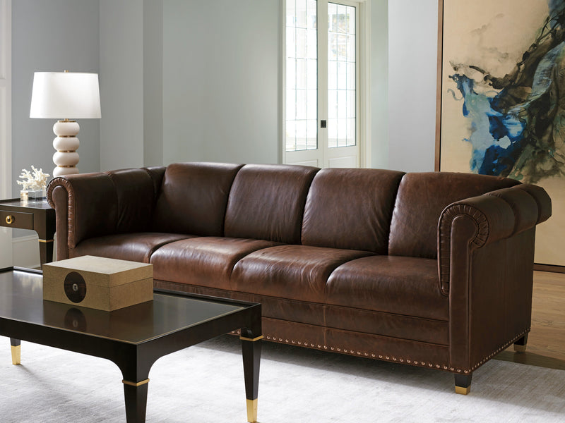 media image for springfield leather sofa by lexington 01 7543 33 ll 40 6 253