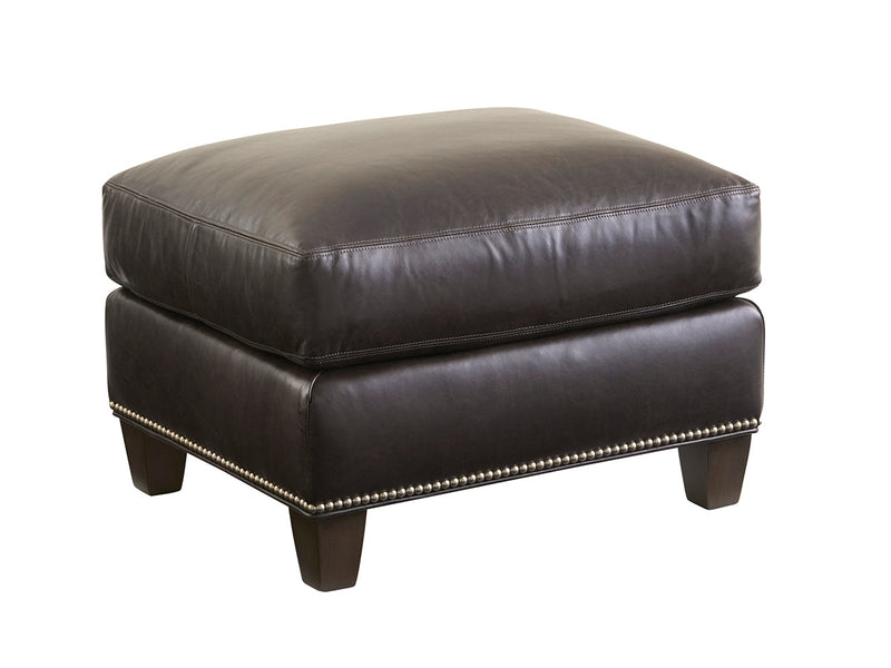 media image for strada leather ottoman by lexington 01 7728 44 ll 40 1 243