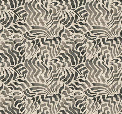 product image of Sample Zora Wave Wallpaper in Charcoal 536