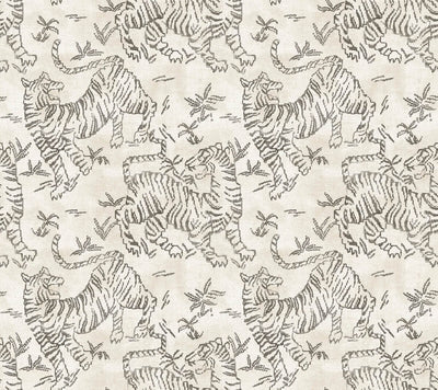 product image for Orly Tigers Wallpaper in White 54