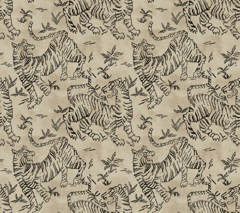 media image for Sample Orly Tigers Wallpaper in Taupe 282