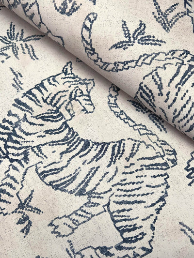 product image for Orly Tigers Wallpaper in Indigo 89