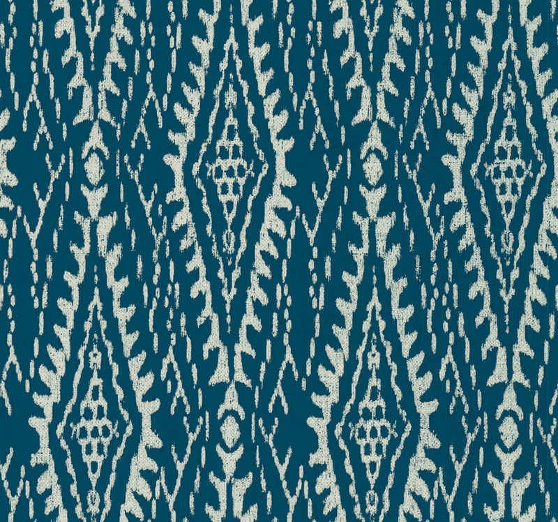 media image for Sample Rousseau Paperweave Wallpaper in Indigo 225