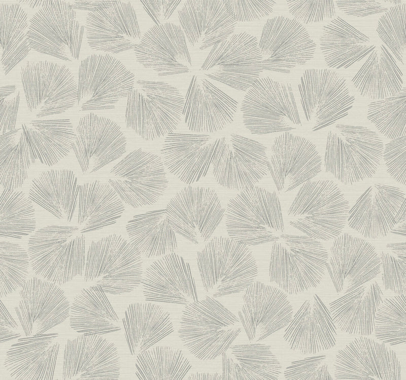 media image for Elora Leaf Wallpaper in Grey 23
