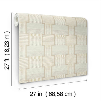 product image for La Broderie Wallpaper in Beige 44