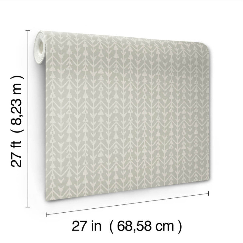 media image for Martigue Stripe Wallpaper in Grey 263