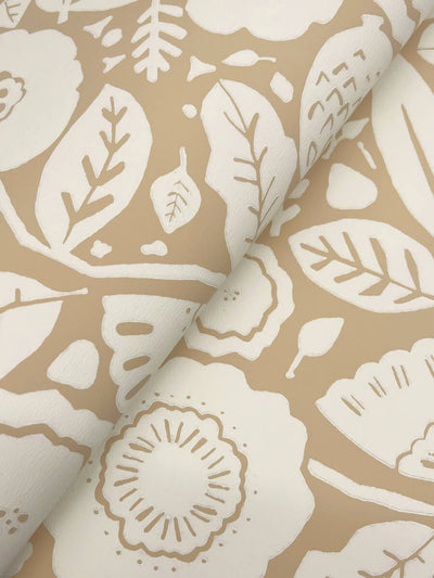 product image for Camille Blossom Wallpaper in Ochre 72