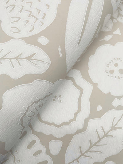 product image for Camille Blossom Wallpaper in Linen 54