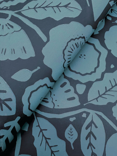 product image for Camille Blossom Wallpaper in Indigo 49