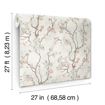 product image for Avril Chinoiserie Wallpaper in Blush 20