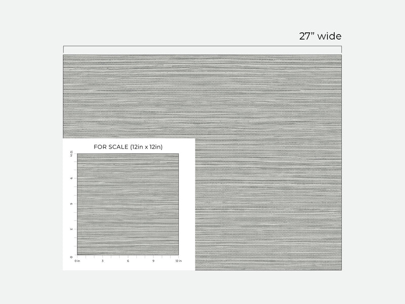 media image for Luxe Sisal Peel-and-Stick Wallpaper in Harbor Mist from the Luxe Haven Collection by Lillian August 219