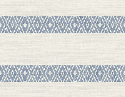 product image of Sample Alani Geo Stripe Wallpaper in Blue Bell 549