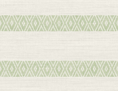 product image of Sample Alani Geo Stripe Wallpaper in Aloe 537