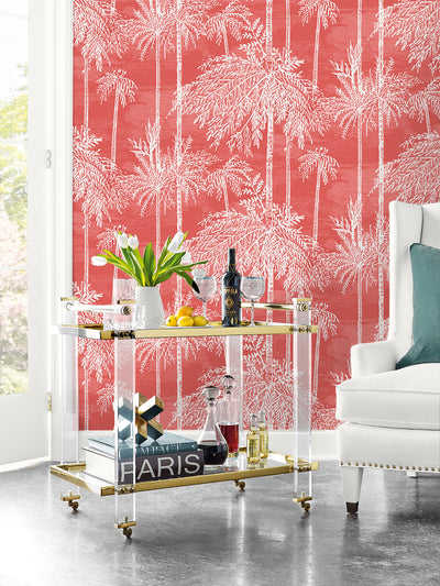 product image for Palm Grove  Wallpaper in Coral 7