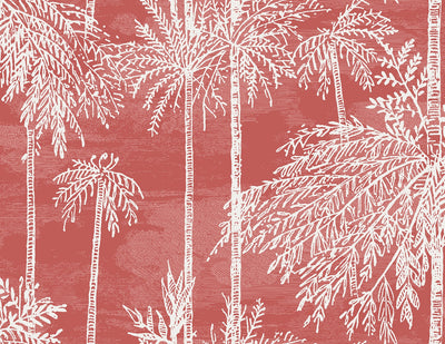 product image for Palm Grove  Wallpaper in Coral 7