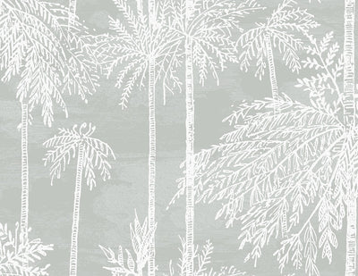 product image for Palm Grove Wallpaper in Misty 7
