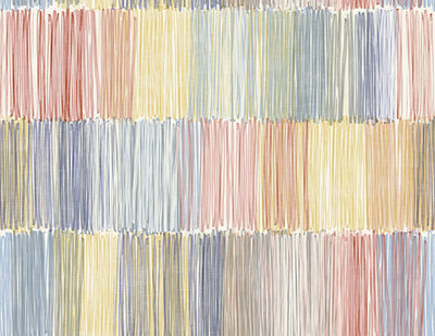 product image for Arielle Abstract Stripe Wallpaper in Summer Sky 87