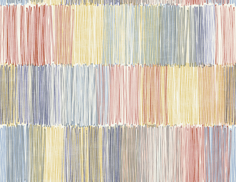 media image for Arielle Abstract Stripe Wallpaper in Summer Sky 298