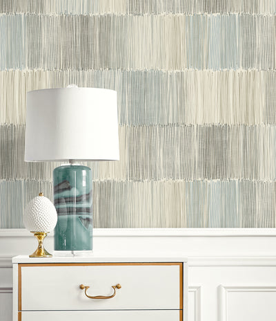 product image for Arielle Abstract Stripe Wallpaper in Haze 76