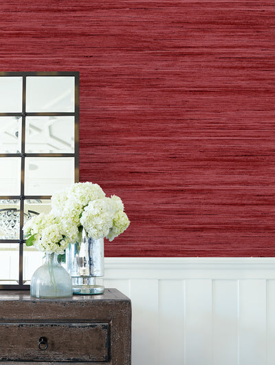 product image for Loe Sanctuary Stria Wallpaper in Berry 46