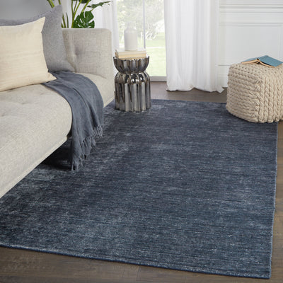 product image for ardis handmade solid dark blue white rug by jaipur living 6 65