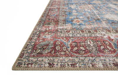 product image for Loren Rug in Blue & Brick by Loloi 36
