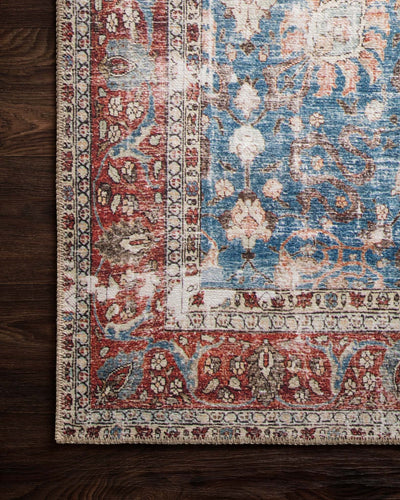 product image for Loren Rug in Blue & Brick by Loloi 89