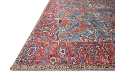 product image for Loren Rug in Blue & Red by Loloi 12