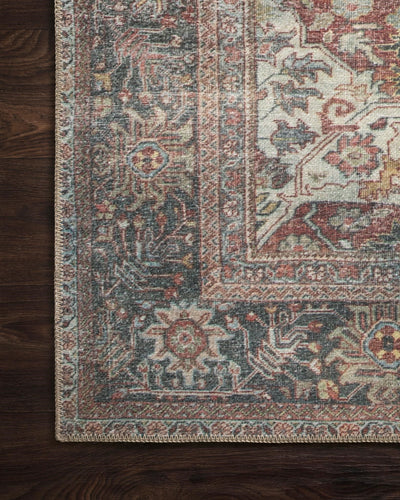 product image for Loren Rug in Brick & Multi by Loloi 55