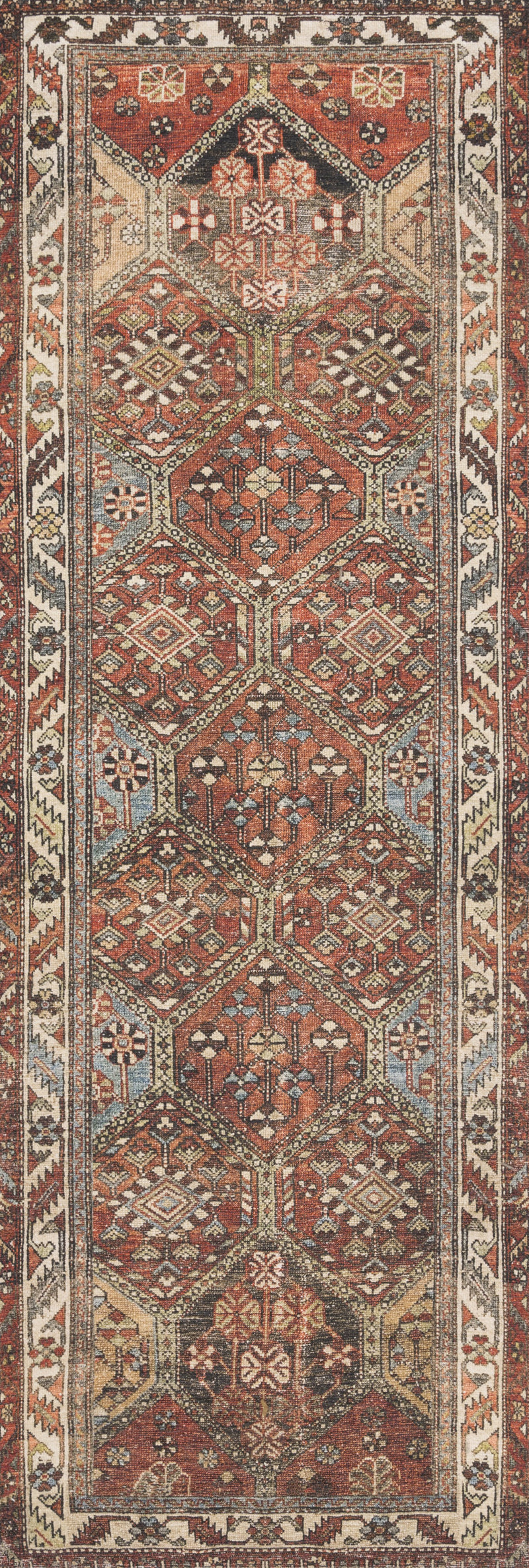 media image for Loren Rug in Spice & Multi by Loloi 267