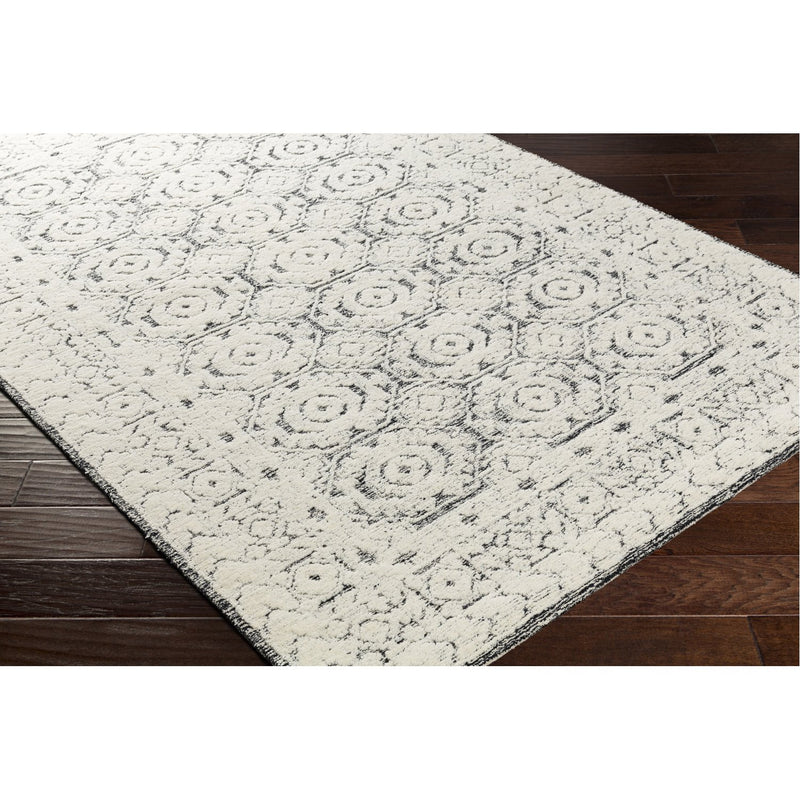 media image for Louvre LOU-2303 Hand Tufted Rug in Black & Ivory by Surya 228